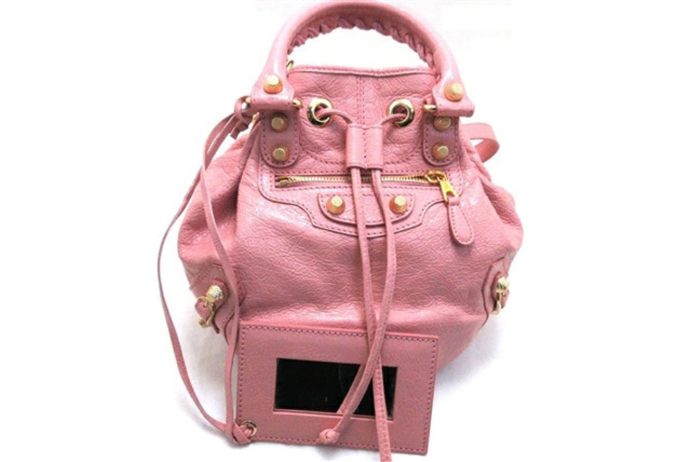 Balenciaga Bag Shoulder Pom Calfskin